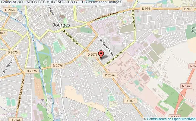 plan association Association Bts Muc Jacques Coeur Bourges