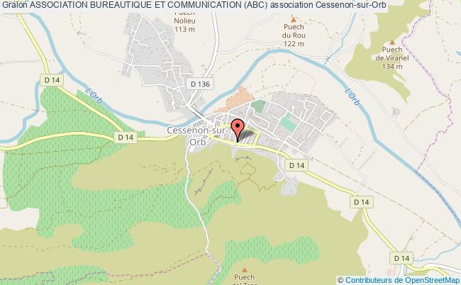 plan association Association Bureautique Et Communication (abc) Cessenon-sur-Orb