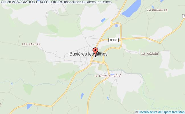 plan association Association Buxy's Loisirs Buxières-les-Mines