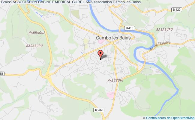 plan association Association Cabinet Medical Gure Lana Cambo-les-Bains