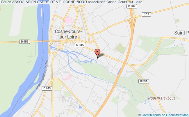 plan association Association Cadre De Vie Cosne-nord Cosne-Cours-sur-Loire