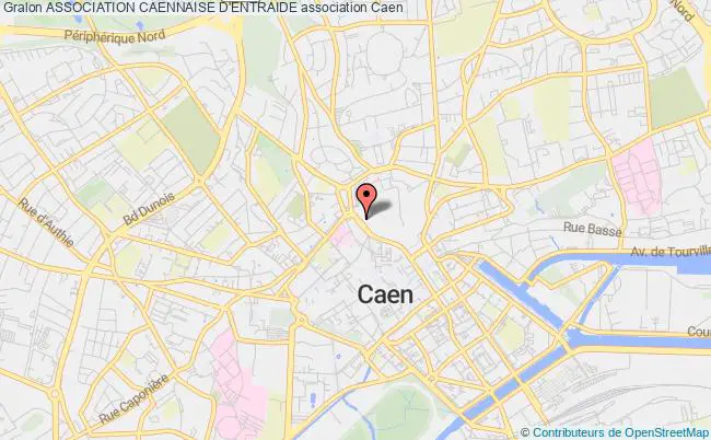plan association Association Caennaise D'entraide Caen