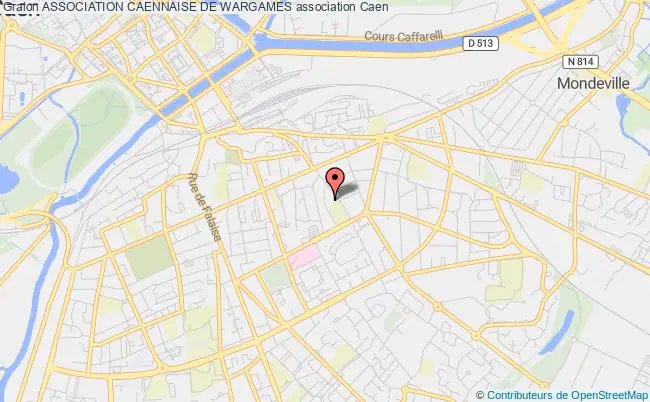 plan association Association Caennaise De Wargames Caen