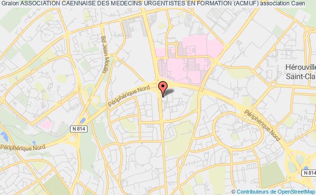 plan association Association Caennaise Des Medecins Urgentistes En Formation (acmuf) Caen