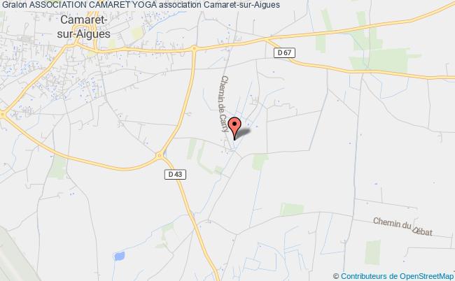 plan association Association Camaret Yoga Camaret-sur-Aigues