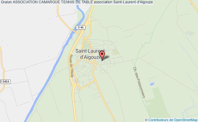 plan association Association Camargue Tennis De Table Saint-Laurent-d'Aigouze