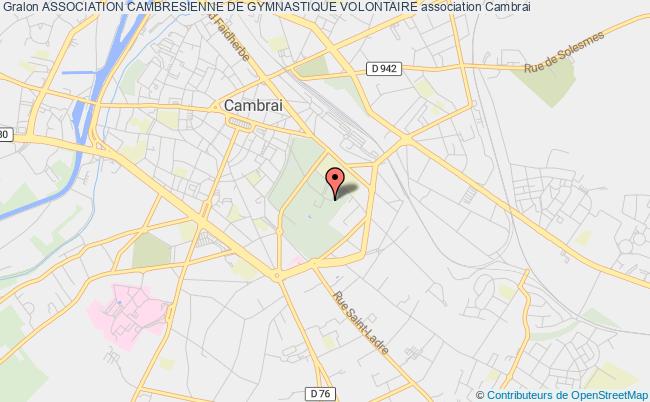 plan association Association Cambresienne De Gymnastique Volontaire Cambrai