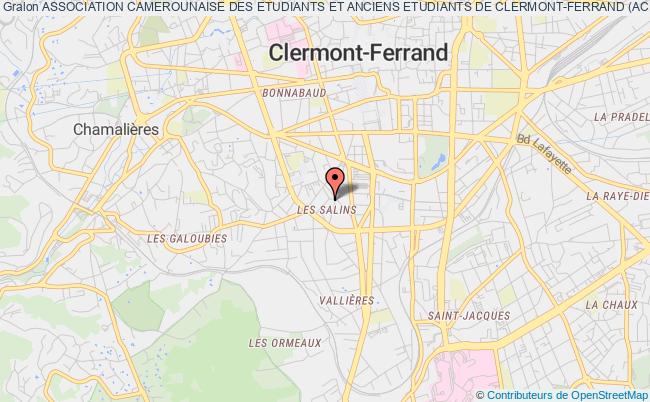 plan association Association Camerounaise Des Etudiants Et Anciens Etudiants De Clermont-ferrand (aceac) Clermont-Ferrand