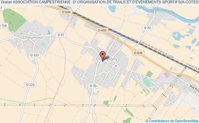 plan association Association Campestrienne  D' Organisation De Trails Et D'ÉvÈnements Sportifs(a-cotÉs) Champigny