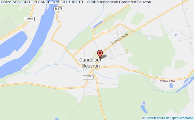 plan association Association Candeenne Culture Et Loisirs Candé-sur-Beuvron