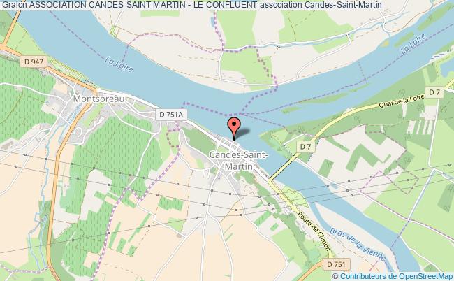 plan association Association Candes Saint Martin - Le Confluent Candes-Saint-Martin
