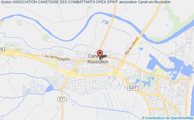 plan association Association Canetoise Des Combattants Opex Opint Canet-en-Roussillon