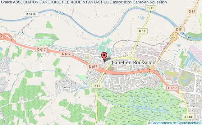 plan association Association CanÉtoise FÉÉrique & Fantastique Canet-en-Roussillon