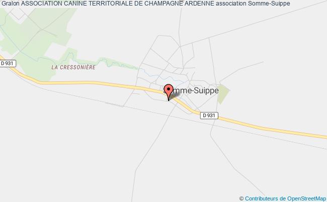 plan association Association Canine Territoriale De Champagne Ardenne Somme-Suippe