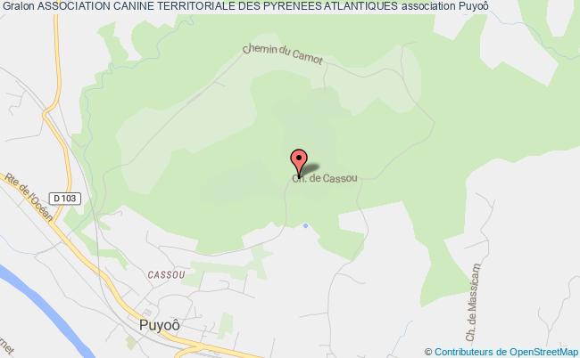 plan association Association Canine Territoriale Des Pyrenees Atlantiques Puyoô