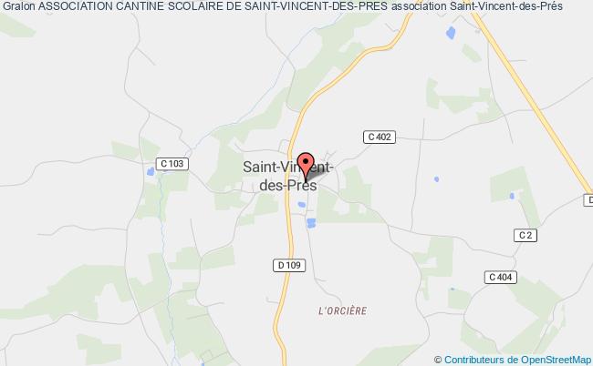 plan association Association Cantine Scolaire De Saint-vincent-des-pres Saint-Vincent-des-Prés