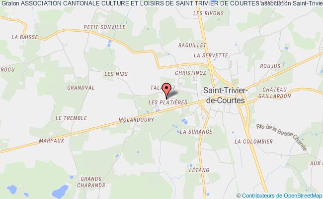 plan association Association Cantonale Culture Et Loisirs De Saint Trivier De Courtes Saint-Trivier-de-Courtes