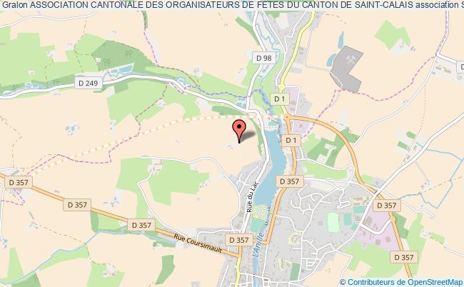 plan association Association Cantonale Des Organisateurs De Fetes Du Canton De Saint-calais Saint-Calais