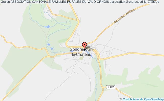 plan association Association Cantonale Familles Rurales Du Val D Ornois Gondrecourt-le-Château