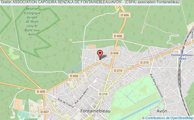 plan association Association Capoeira Senzala De Fontainebleau/avon - (csfa) Fontainebleau