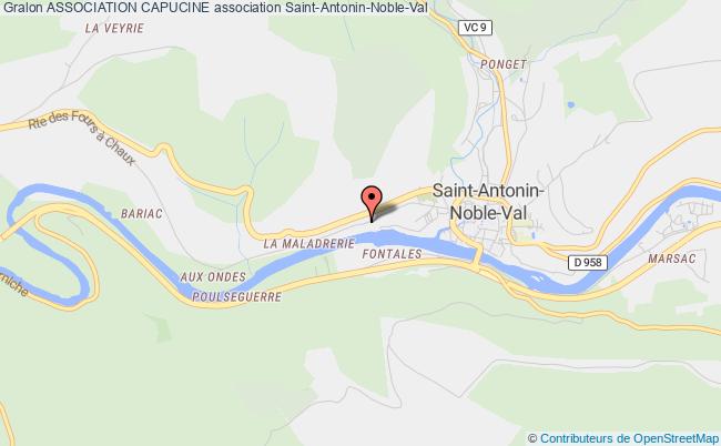 plan association Association Capucine Saint-Antonin-Noble-Val
