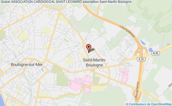 plan association Association Cardiogoal Saint LÉonard Saint-Martin-Boulogne