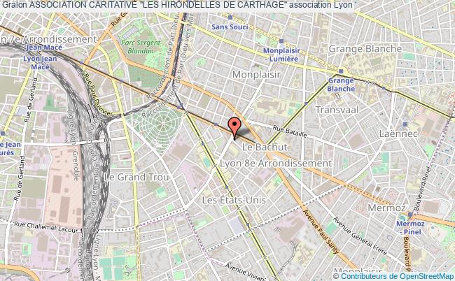 plan association Association Caritative "les Hirondelles De Carthage" Lyon