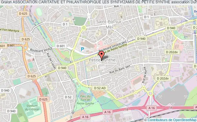 plan association Association Caritative Et Philanthropique Les Synth'zamis De Petite Synthe Dunkerque
