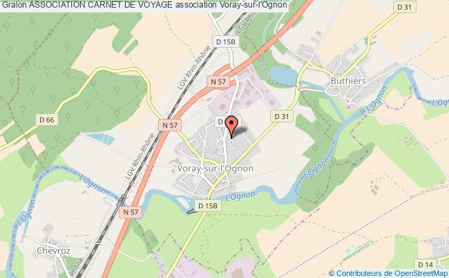 plan association Association Carnet De Voyage Voray-sur-l'Ognon