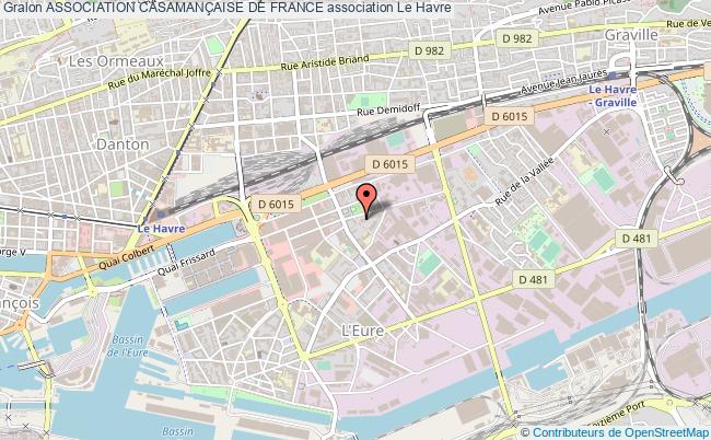 plan association Association CasamanÇaise De France Le    Havre
