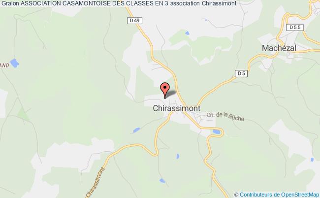 plan association Association Casamontoise Des Classes En 3 Chirassimont