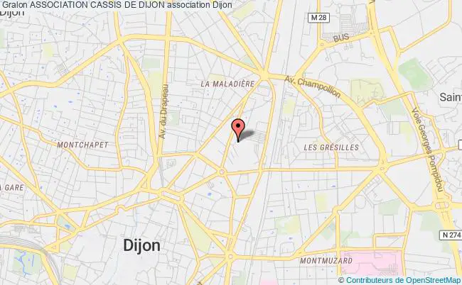 plan association Association Cassis De Dijon Dijon