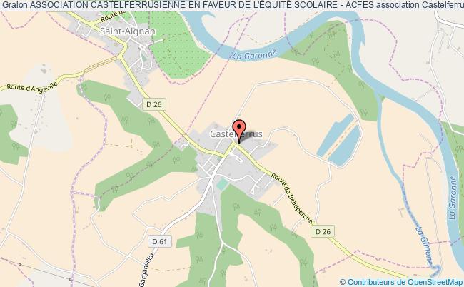 ASSOCIATION CASTELFERRUSIENNE EN FAVEUR DE L'ÉQUITÉ SCOLAIRE - ACFES
