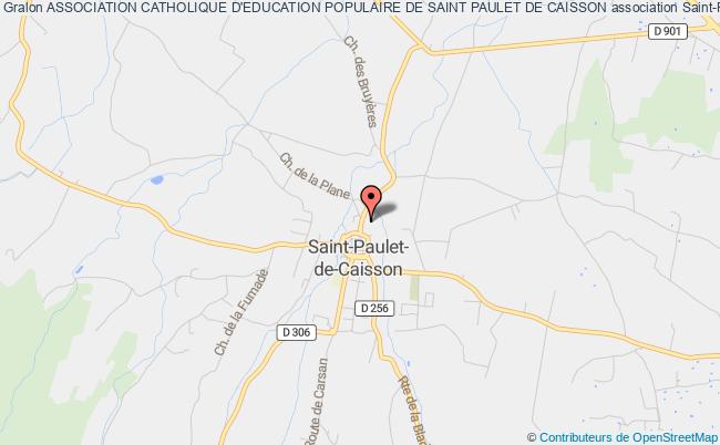 ASSOCIATION CATHOLIQUE D'EDUCATION POPULAIRE DE SAINT PAULET DE CAISSON