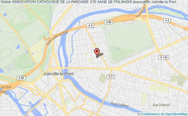 plan association Association Catholique De La Paroisse Ste Anne De Polangis Joinville-le-Pont