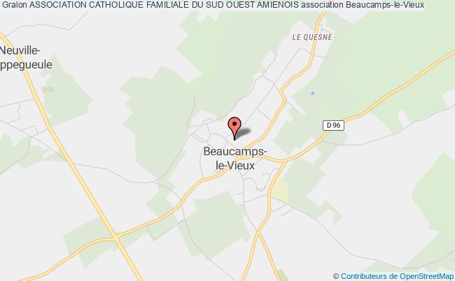 plan association Association Catholique Familiale Du Sud Ouest Amienois Beaucamps-le-Vieux