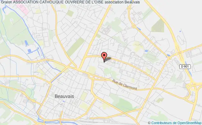 plan association Association Catholique Ouvriere De L'oise Beauvais