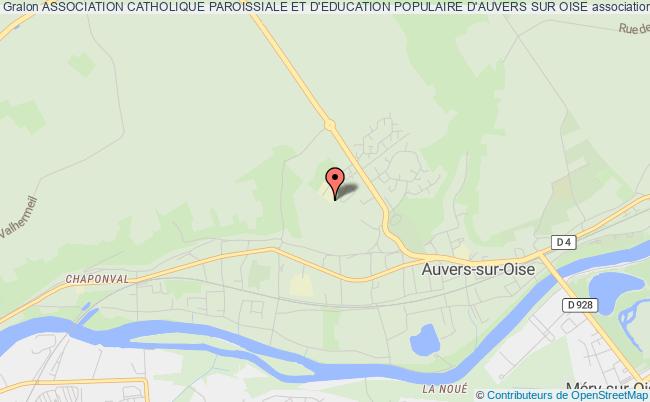 plan association Association Catholique Paroissiale Et D'education Populaire D'auvers Sur Oise Auvers-sur-Oise