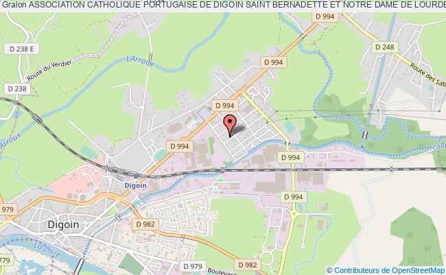 plan association Association Catholique Portugaise De Digoin Saint Bernadette Et Notre Dame De Lourdes Digoin