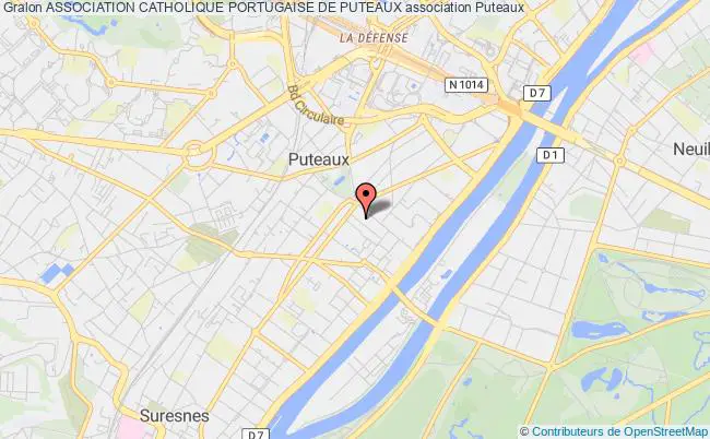 plan association Association Catholique Portugaise De Puteaux Puteaux