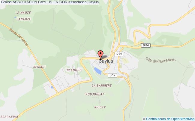 plan association Association Caylus En Cor Caylus