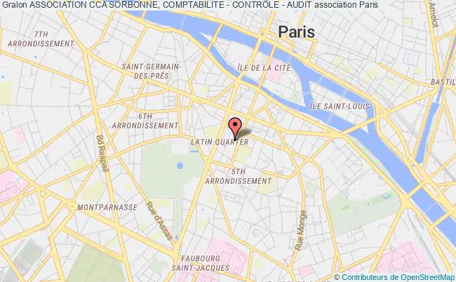 plan association Association Cca Sorbonne, Comptabilite - ContrÔle - Audit Paris
