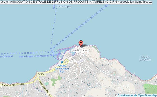 plan association Association Centrale De Diffusion De Produits Naturels (c.d.p.n.) Saint-Tropez
