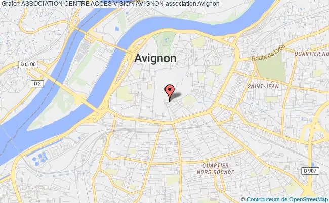 plan association Association Centre Acces Vision Avignon Avignon