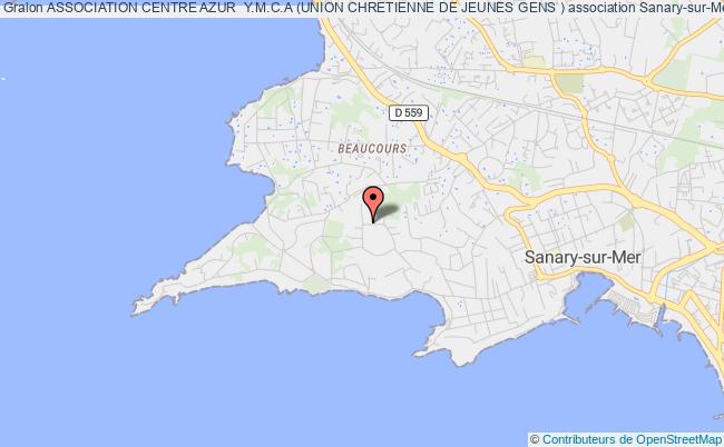 plan association Association Centre Azur  Y.m.c.a (union Chretienne De Jeunes Gens ) Sanary-sur-Mer