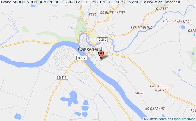 ASSOCIATION CENTRE DE LOISIRS LAÏQUE CASSENEUIL PIERRE MANDIS