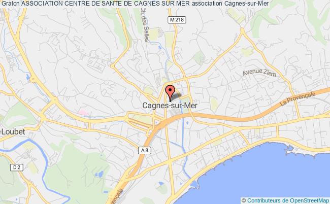 plan association Association Centre De Sante De Cagnes Sur Mer Cagnes-sur-Mer