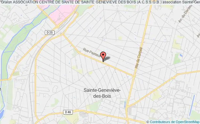 plan association Association Centre De Sante De Sainte Genevieve Des Bois (a.c.s.s.g.b.) Sainte-Geneviève-des-Bois