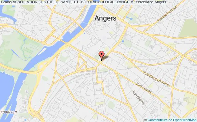 plan association Association Centre De Sante Et D'ophtalmologie D'angers Angers