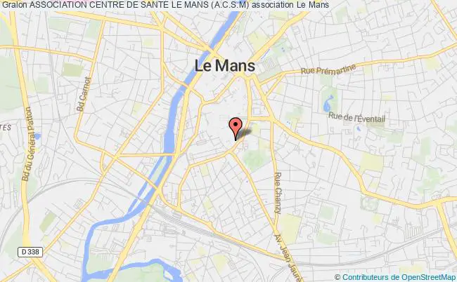 plan association Association Centre De Sante Le Mans (a.c.s.m) Villetaneuse